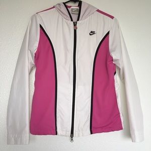 Vintage Pink & White Nike Windbreaker Set